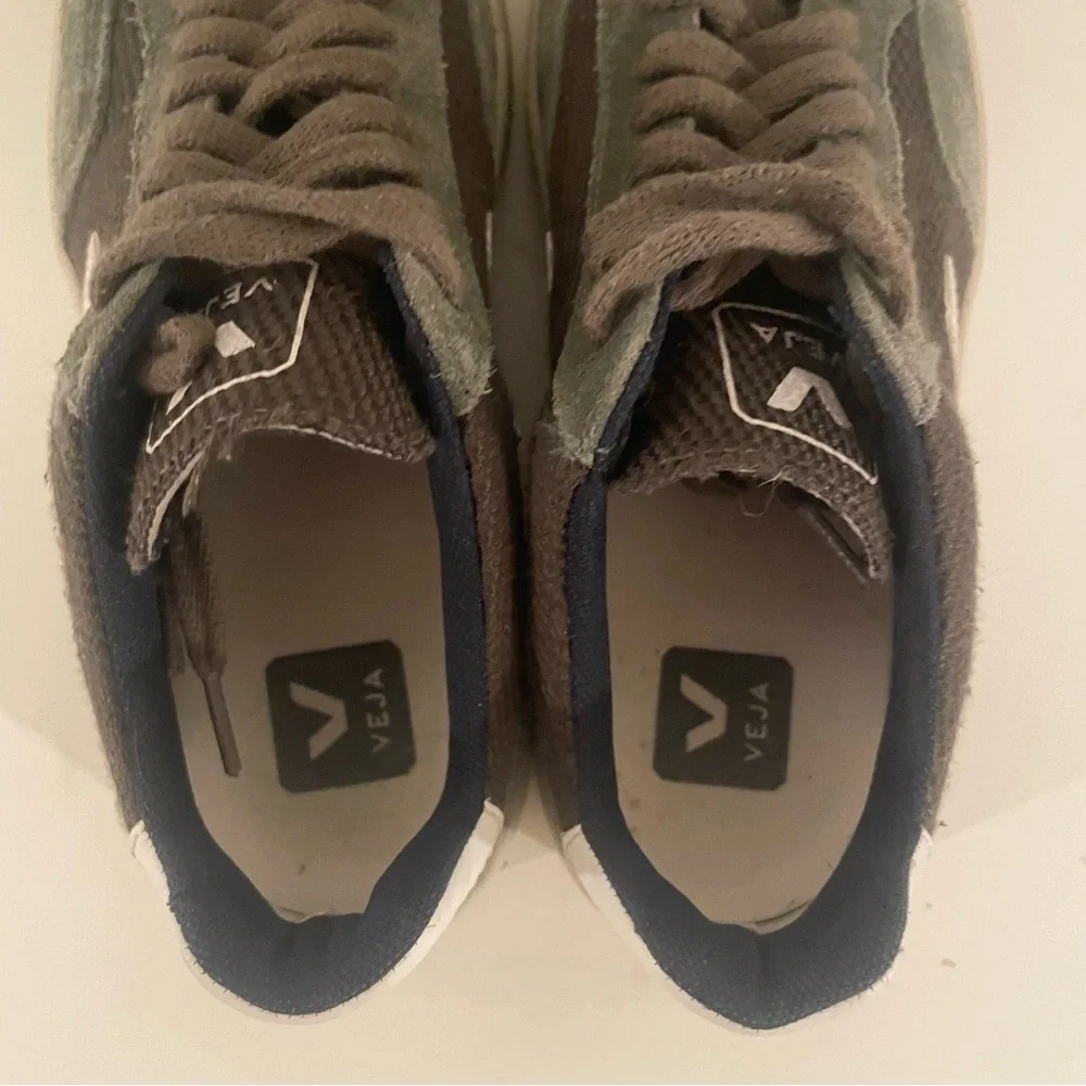 Veja Brown and White Sneakers - Picture 7 of 9